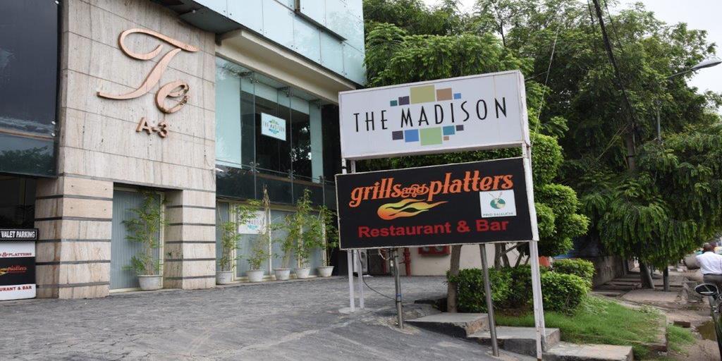The Madison Hotell New Delhi Exteriör bild